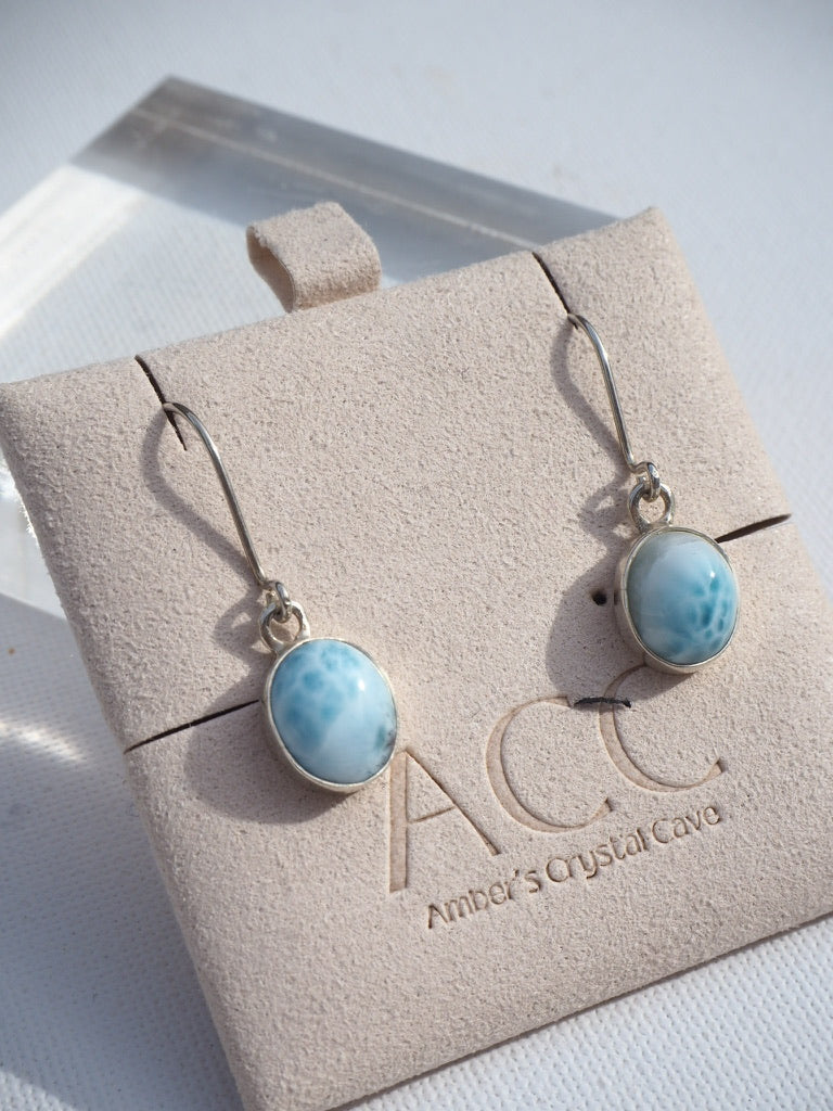 Larimar Drop Earrings