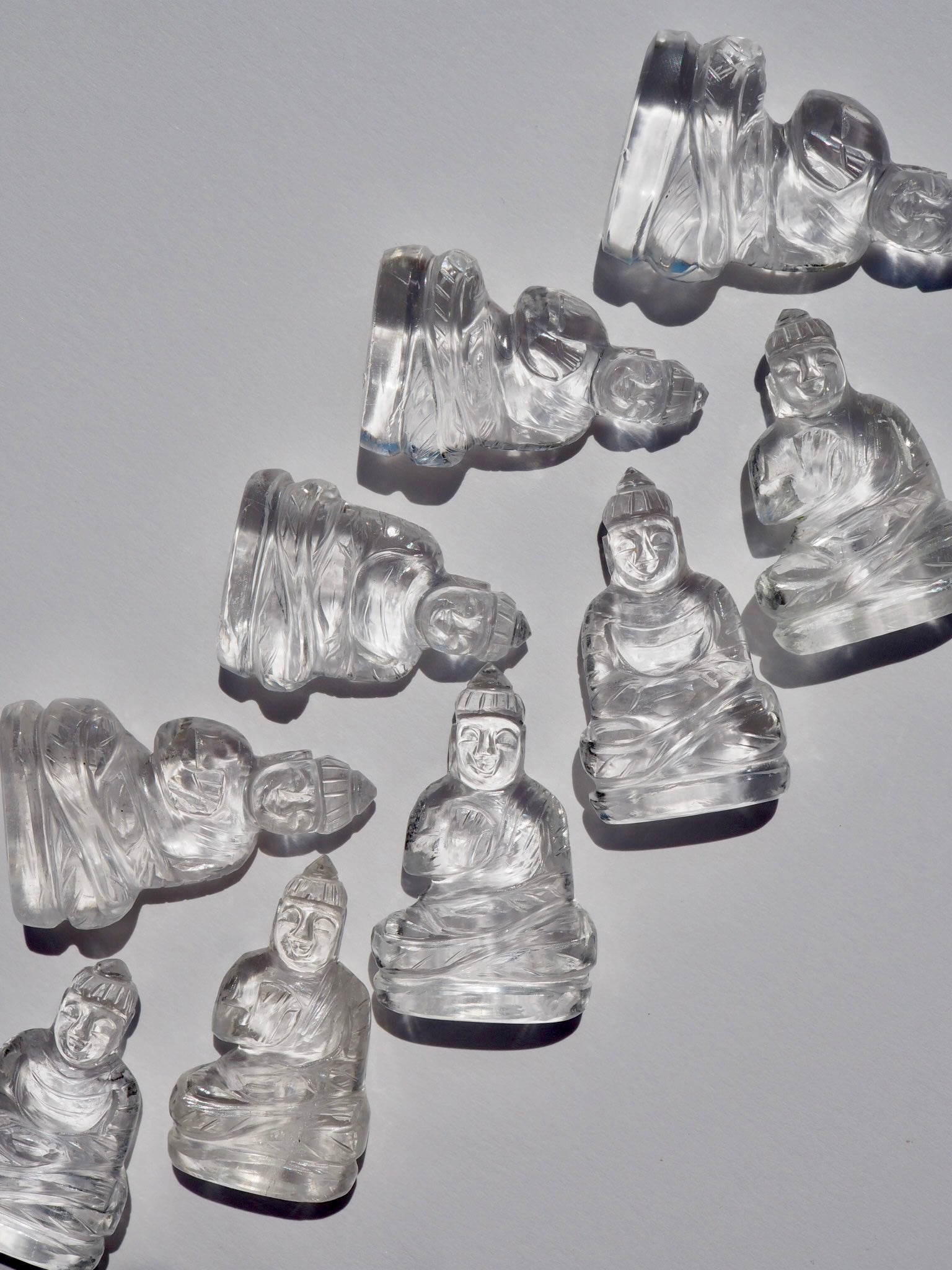 Clear Quartz Buddah