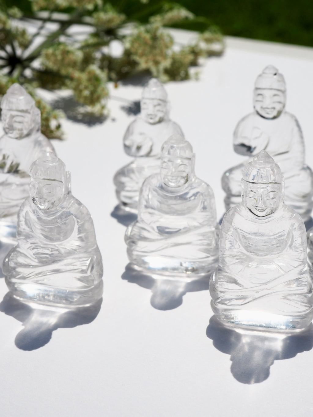 Clear Quartz Buddah