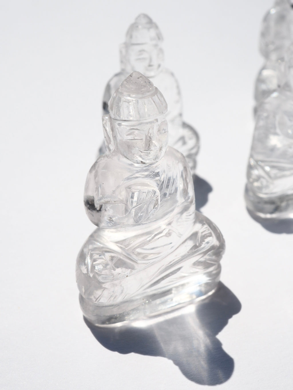 Clear Quartz Buddah