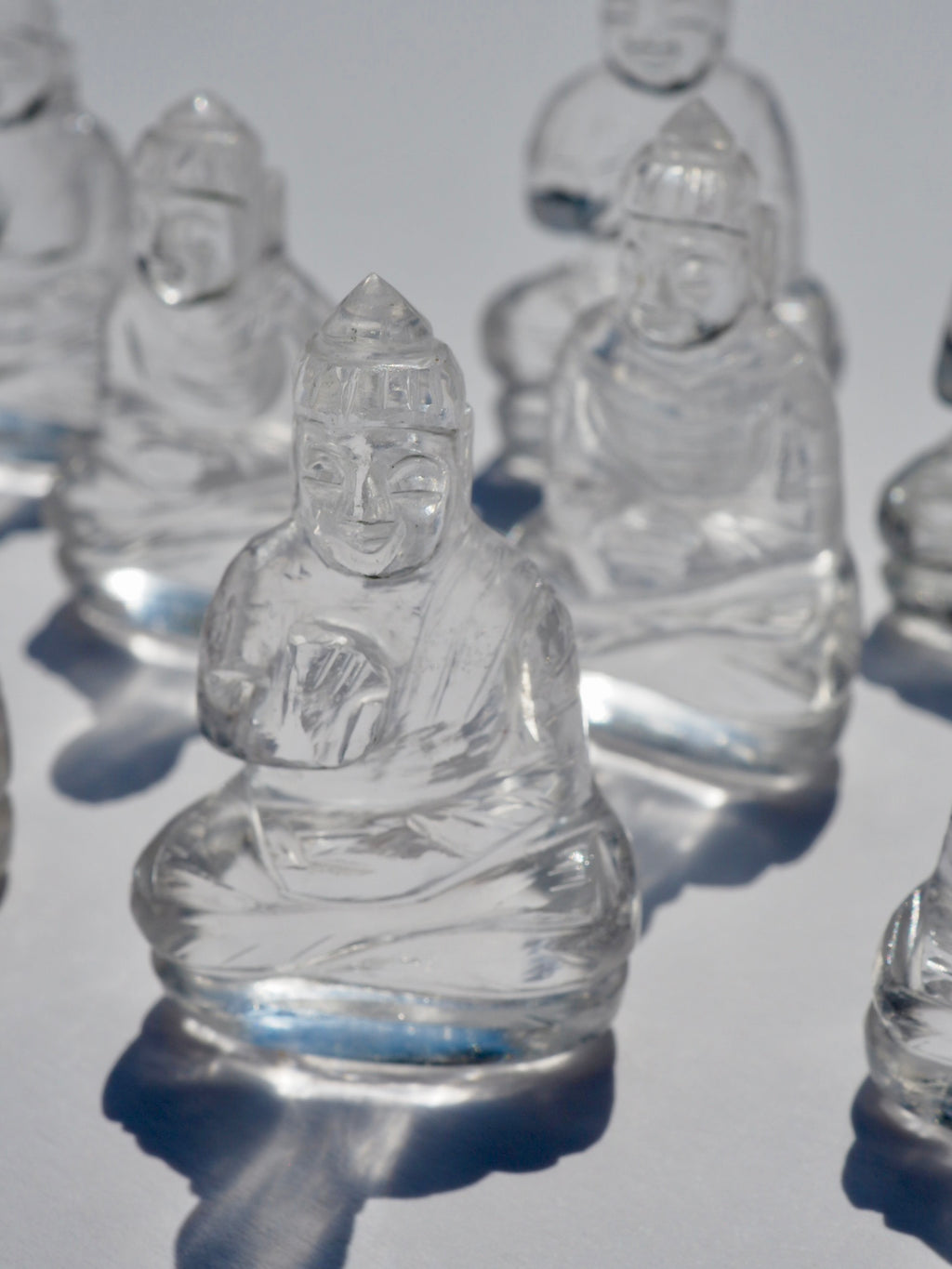 Clear Quartz Buddah