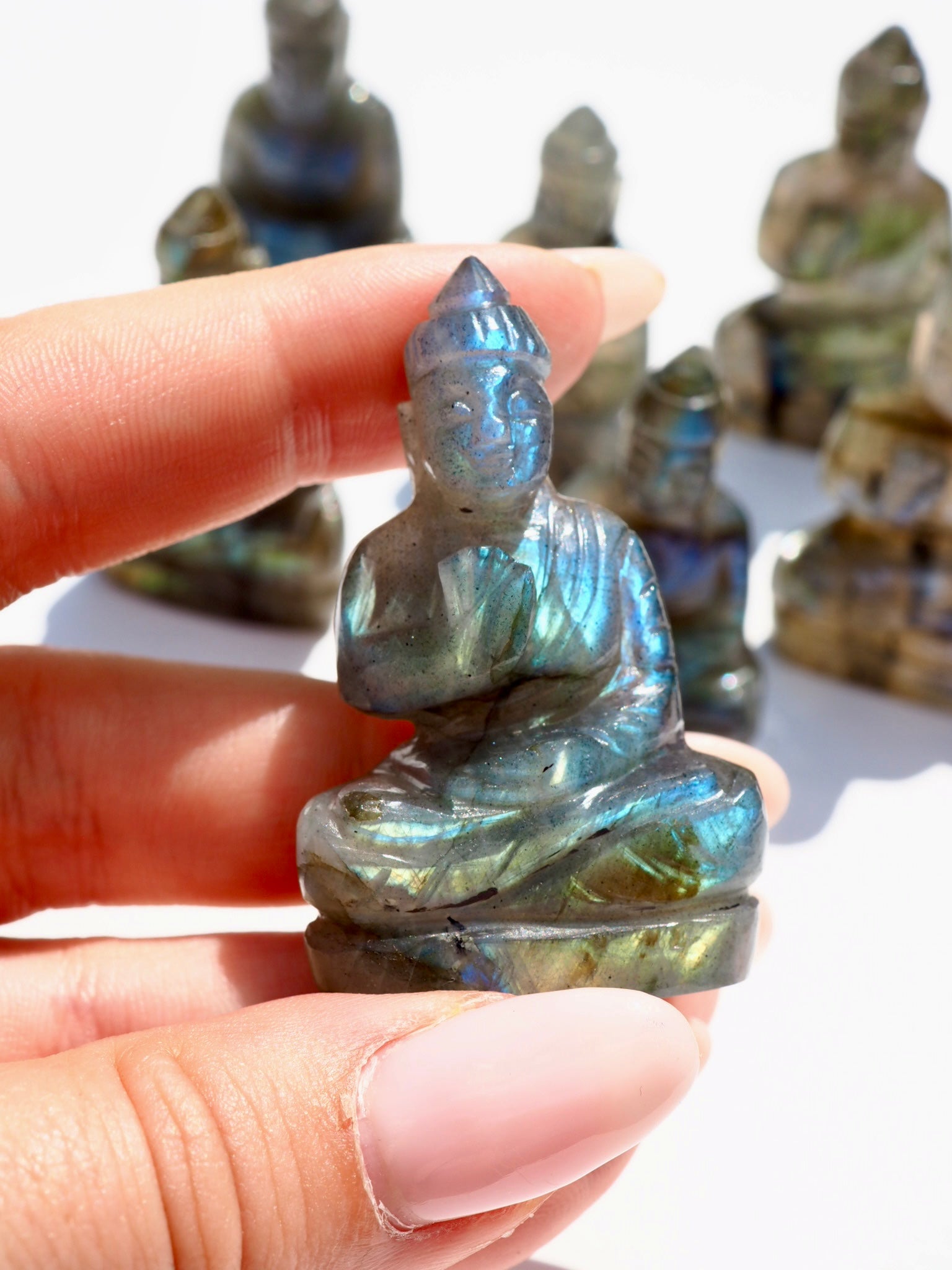 Labradorite Mini Buddah