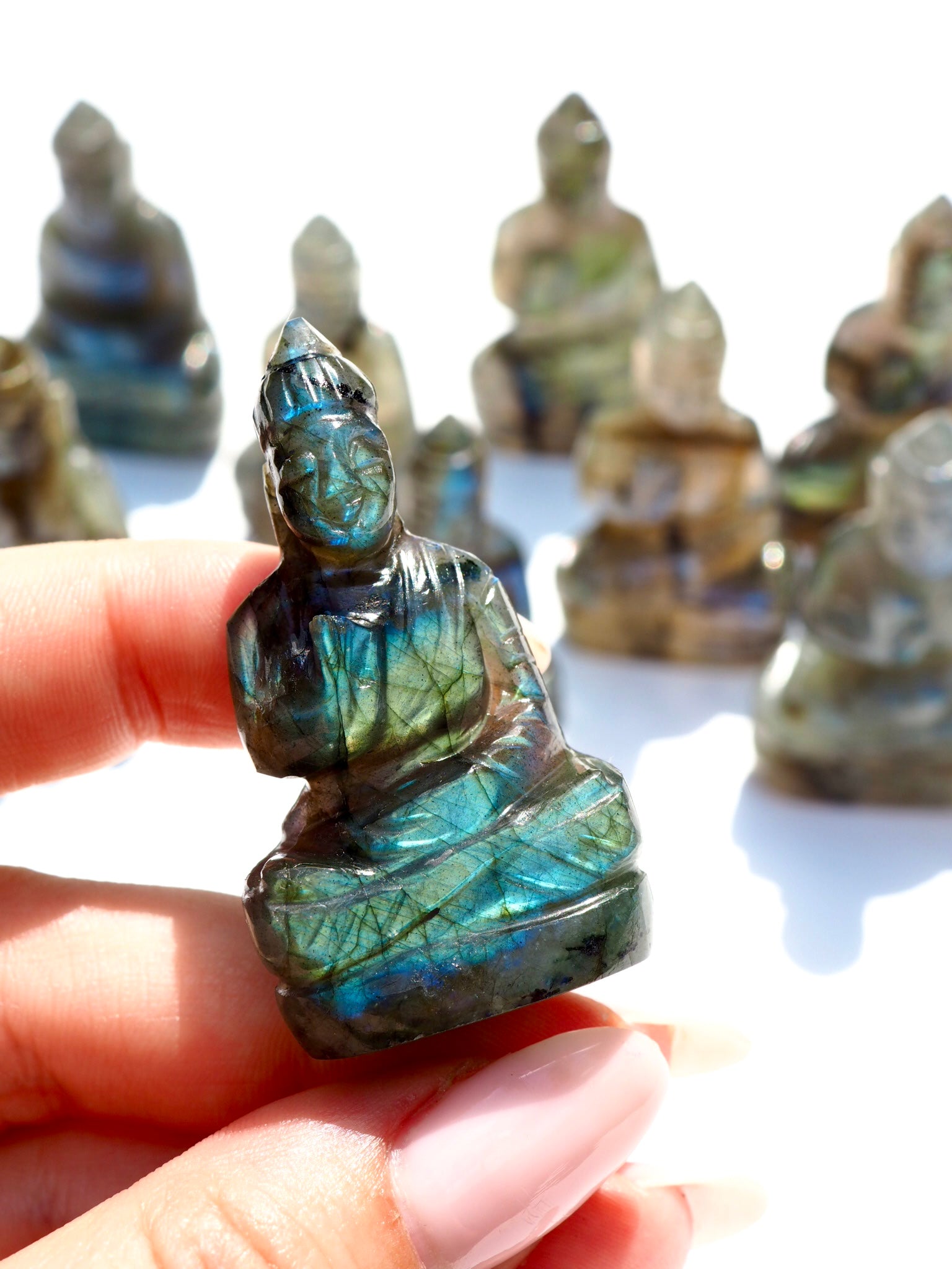 Labradorite Mini Buddah