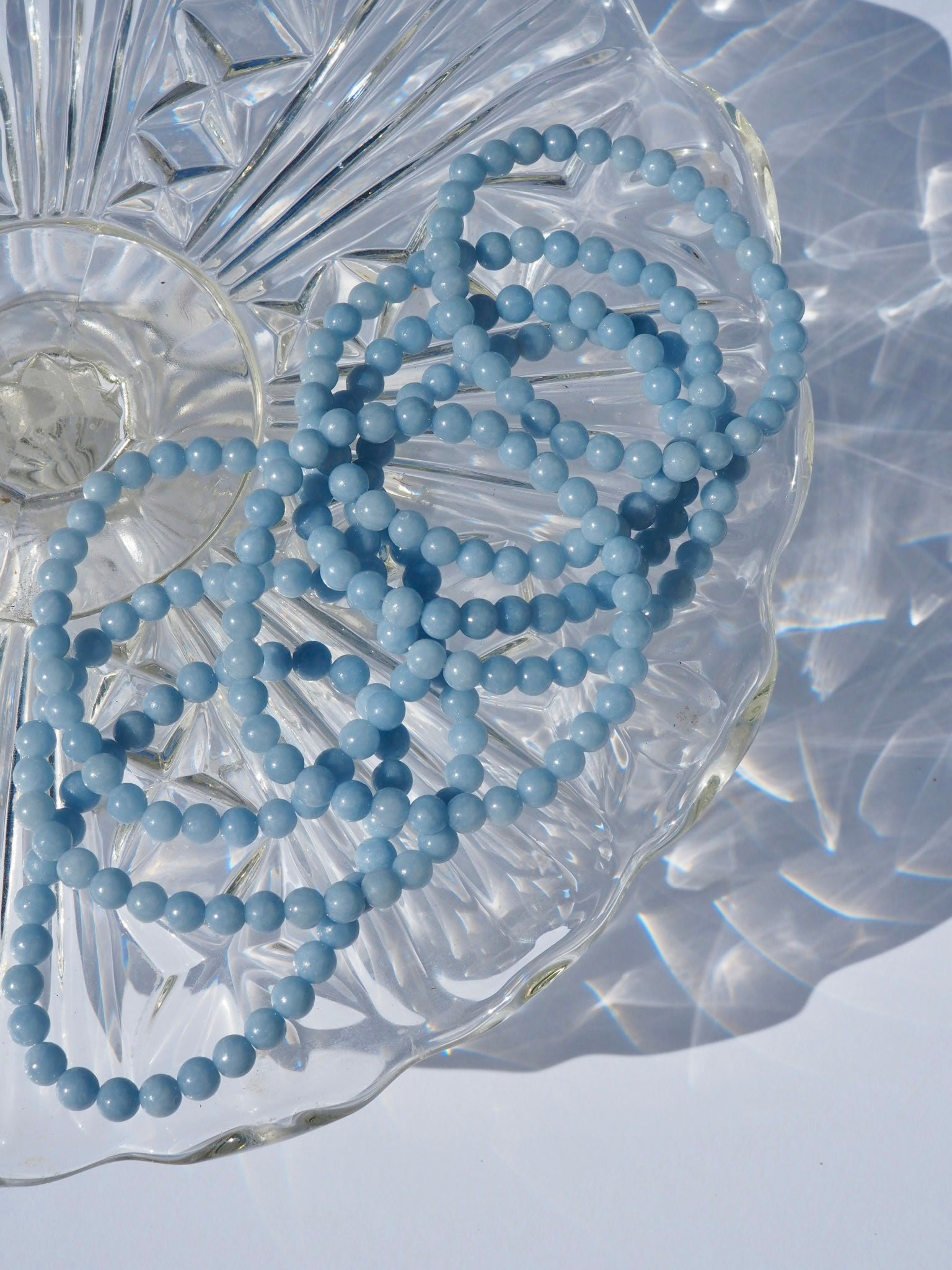 Angelite Beaded Bracelets