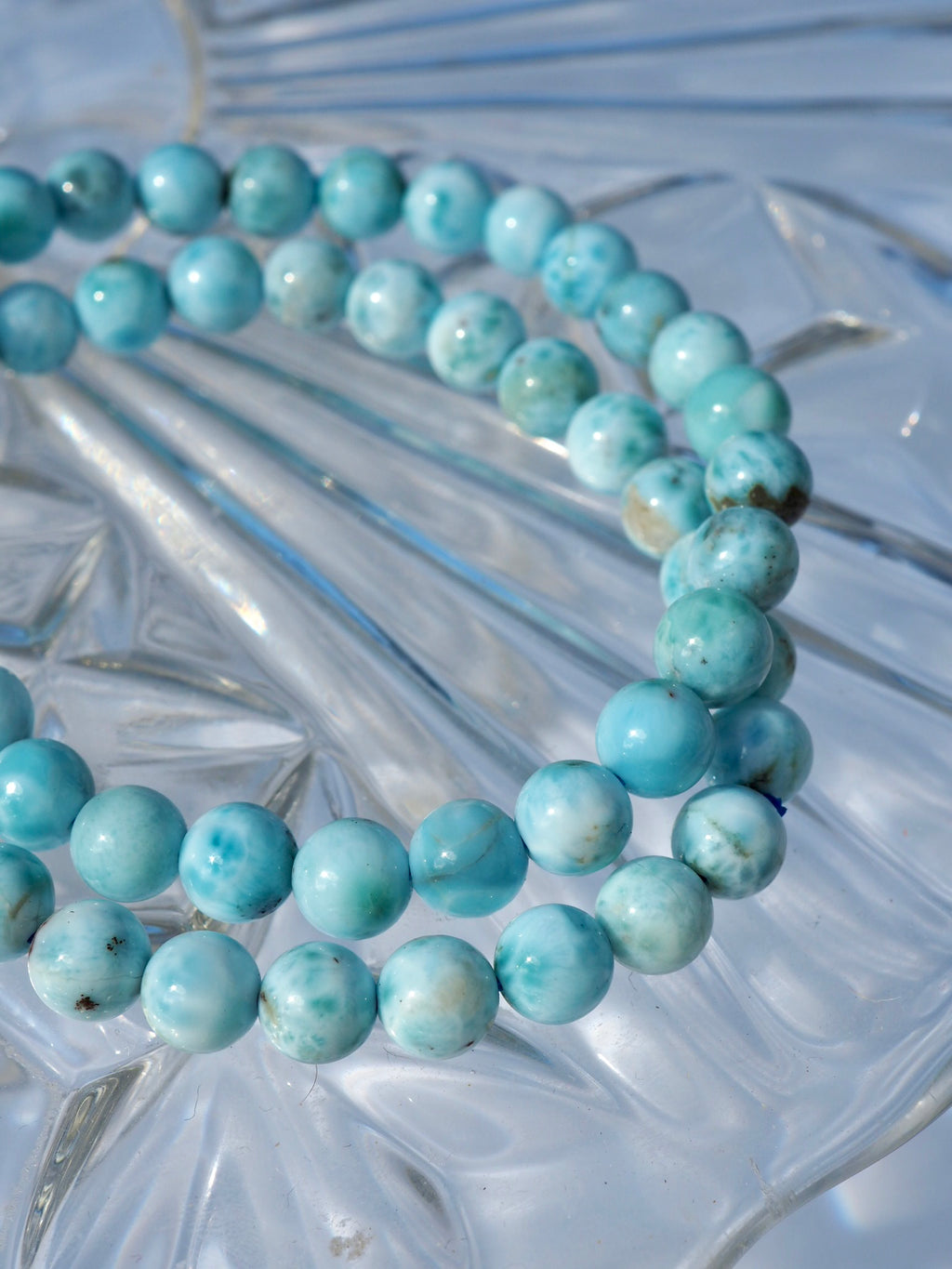 Larimar Beaded Bracelet