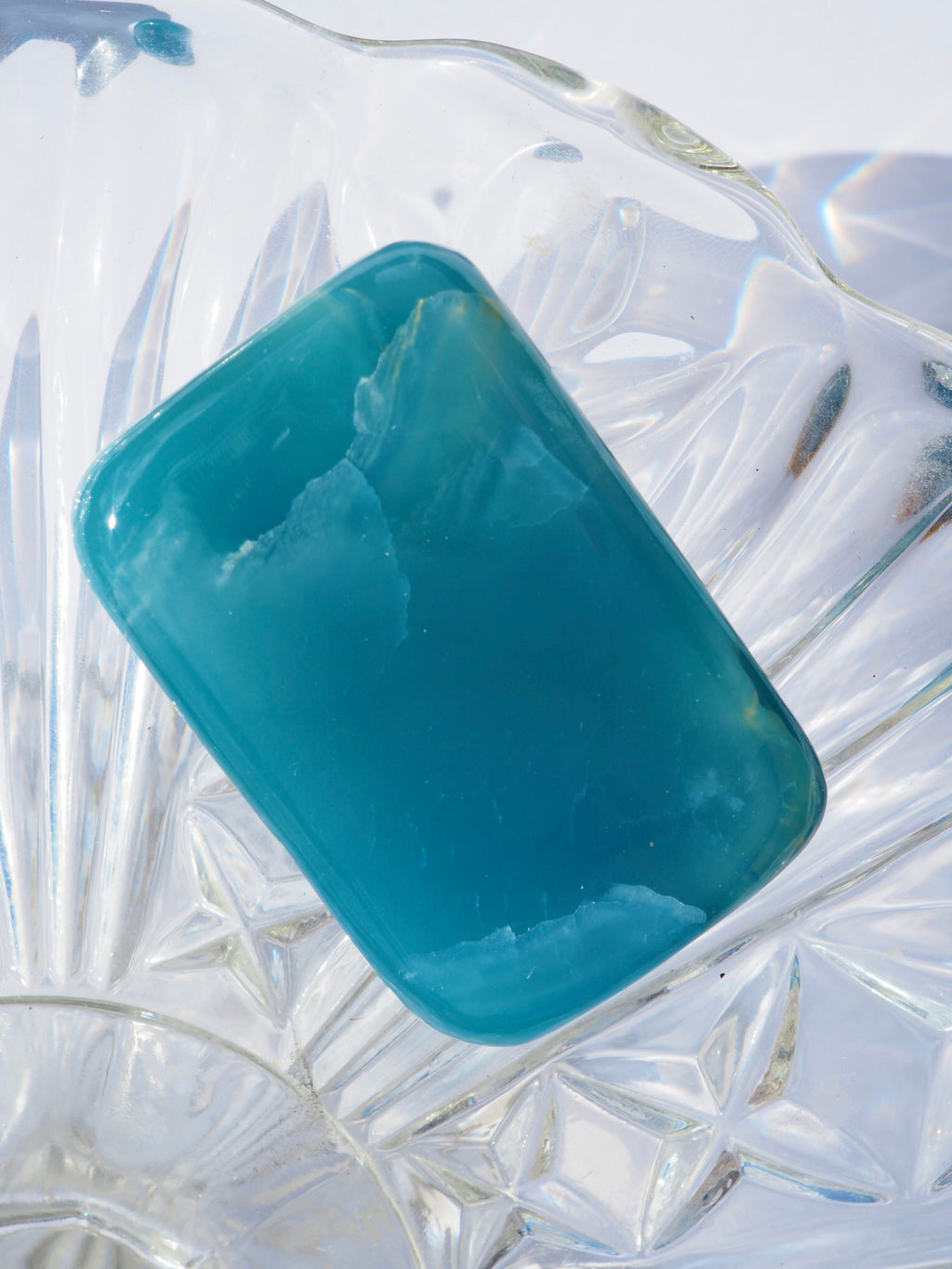 Argentinian Blue Calcite Pillow - H