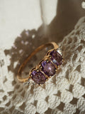 9ct Gold Pink Sapphire & Topaz Ring