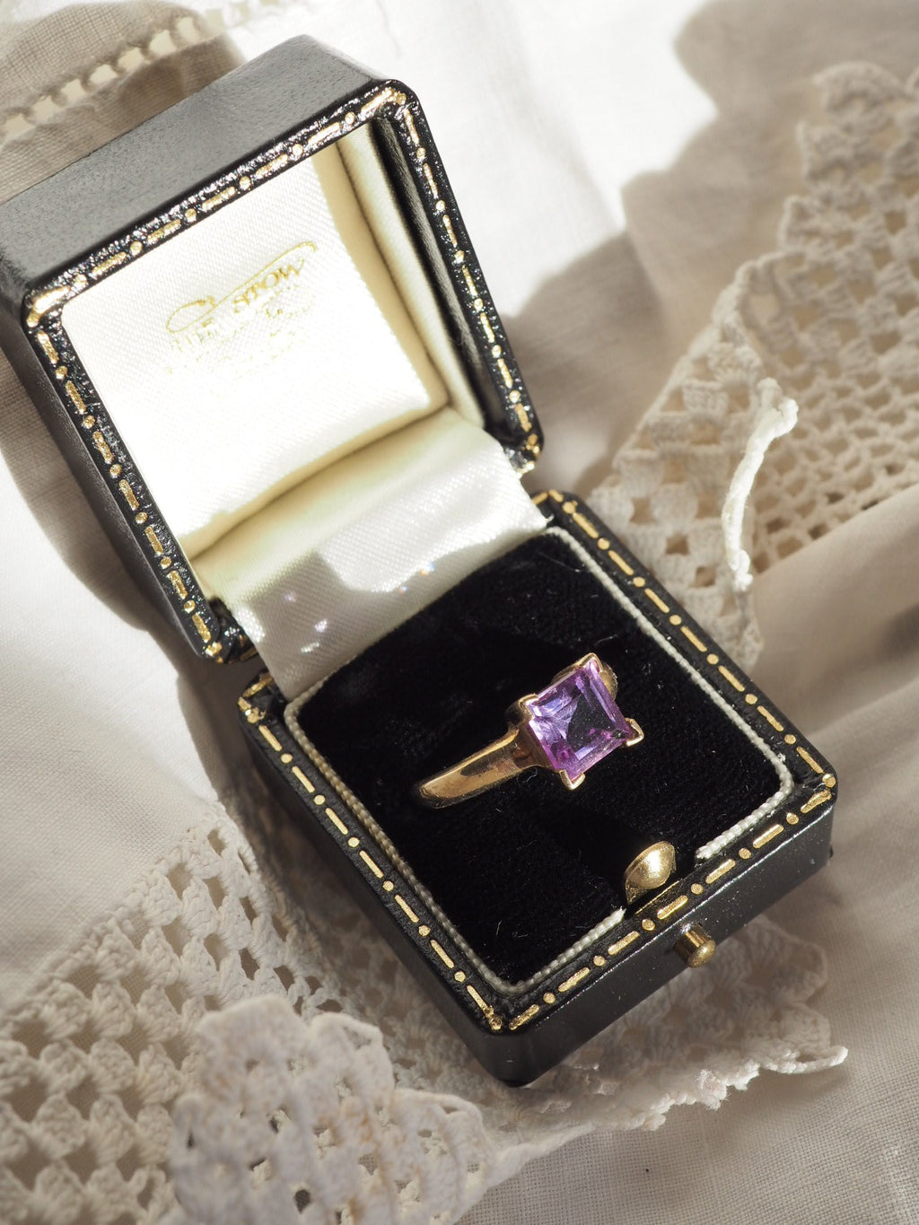 9ct Gold Amethyst Ring