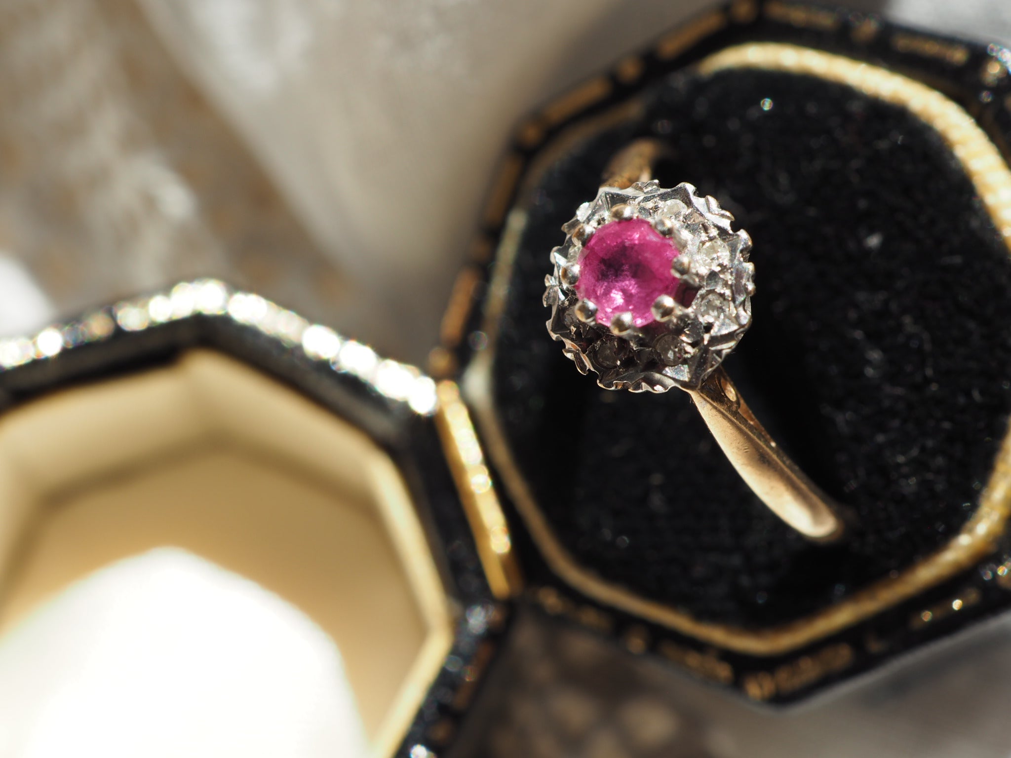 9ct Gold Ruby and Diamond Ring