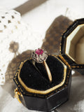9ct Gold Ruby and Diamond Ring