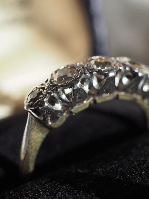 18ct Yellow Gold Diamond 5 Stone Ring