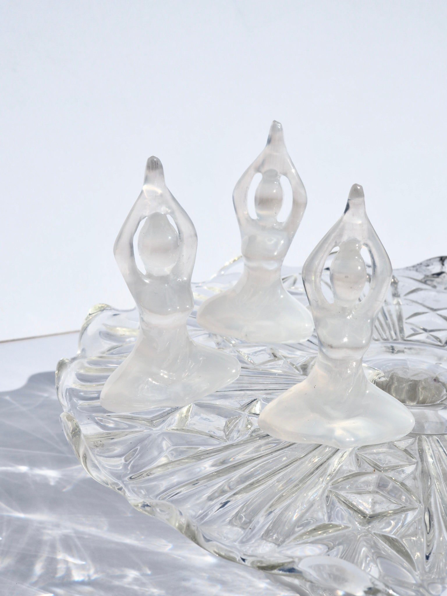 Satin Spar Yoga Lady