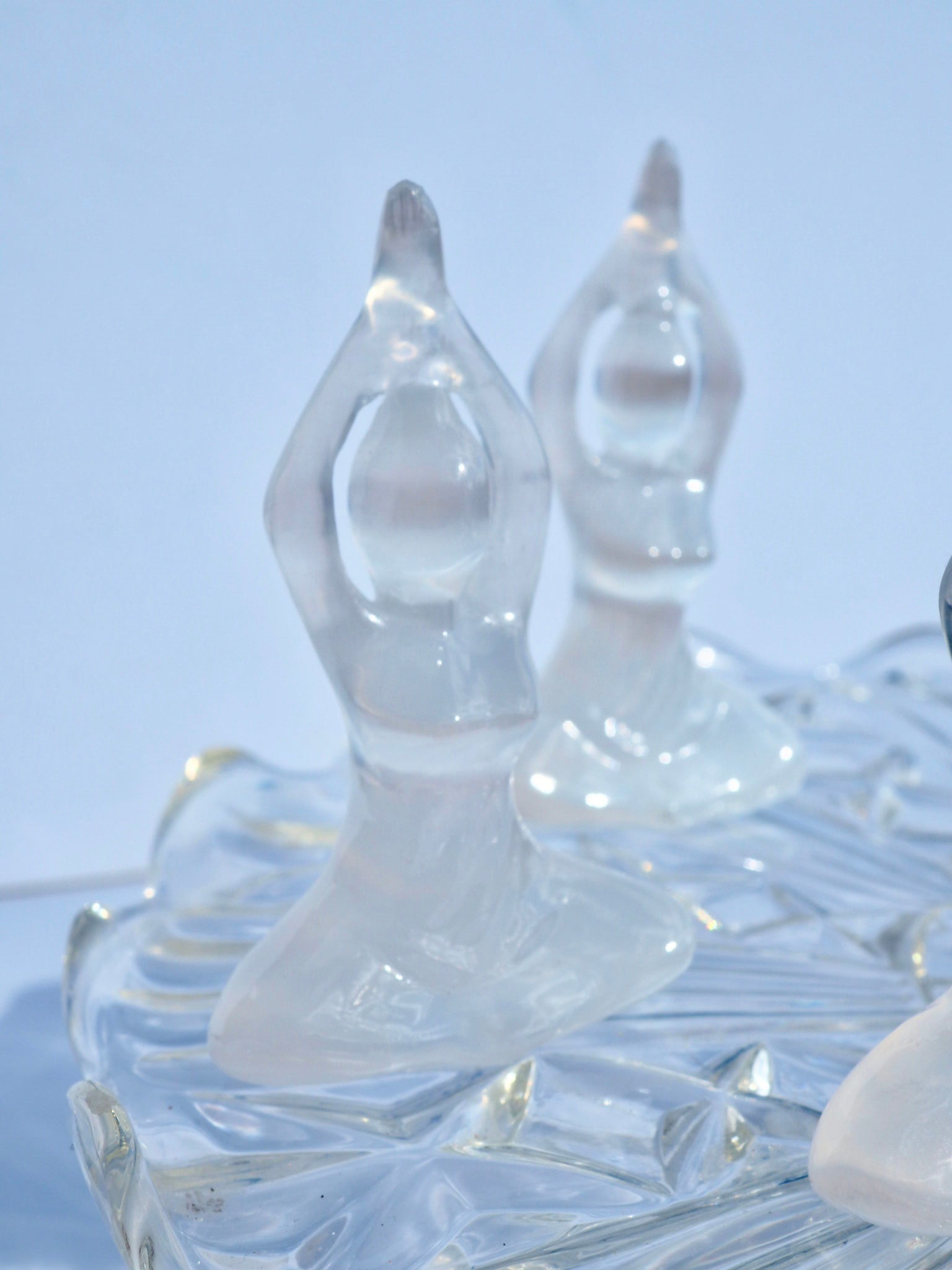 Satin Spar Yoga Lady