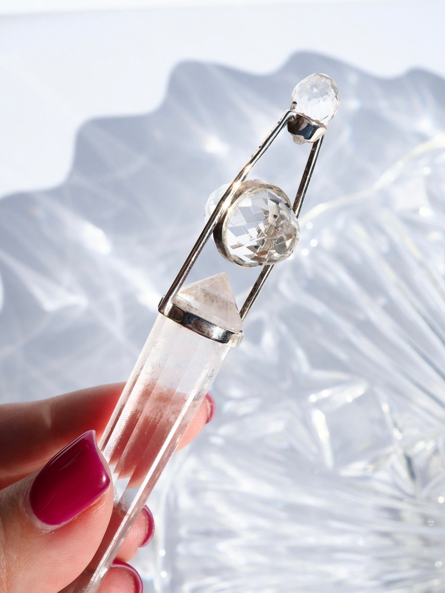 Himalayan Quartz & Silver Wand